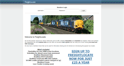 Desktop Screenshot of freightlocate.co.uk